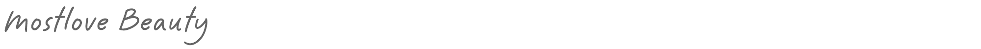 Sample characters Mostlove Beauty Font